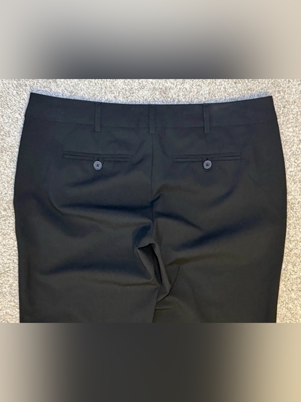 Y2K Victoria Secret Body By Victoria Kate Fit Sz 6T Flare Dress Pant Black 32x32 - Picture 4 of 5